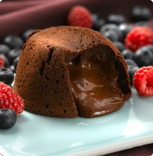 Warm Soft Chocolate Fondant