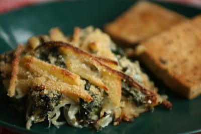 Nettle and Wild Garlic Potato Cake